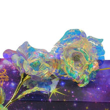 Load image into Gallery viewer, 24K Gold Light Up Galaxy Rose