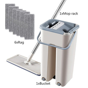 Automatic Hands-free Mop with Bucket